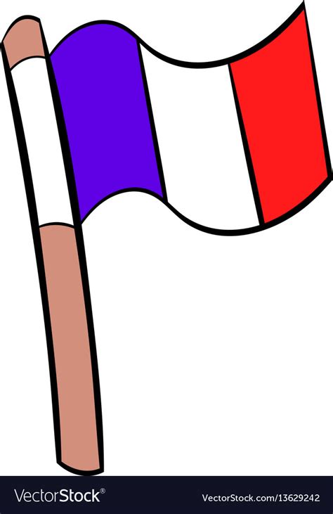 france flag image cartoon